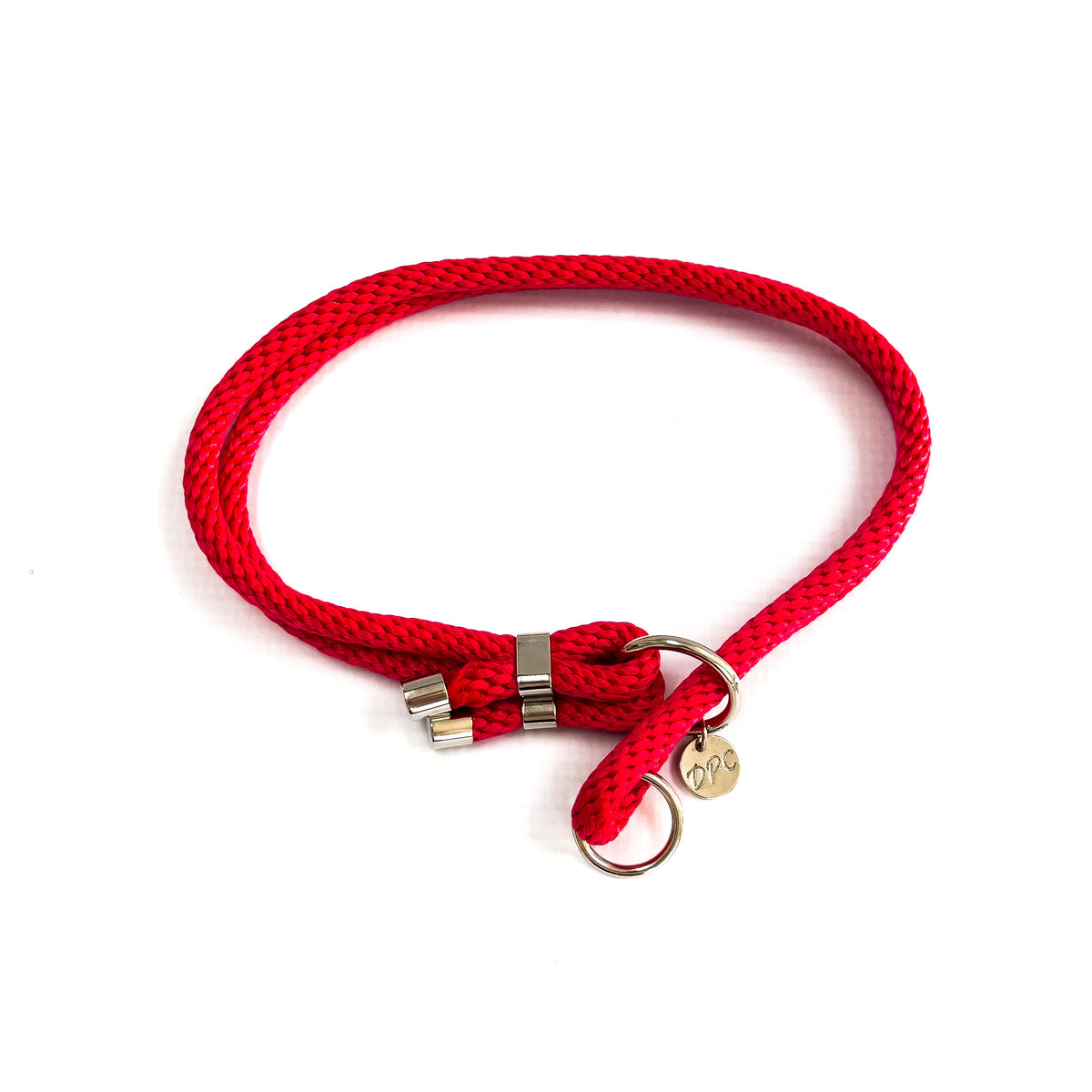 Rope Dog Collar Red Dear Pet Company