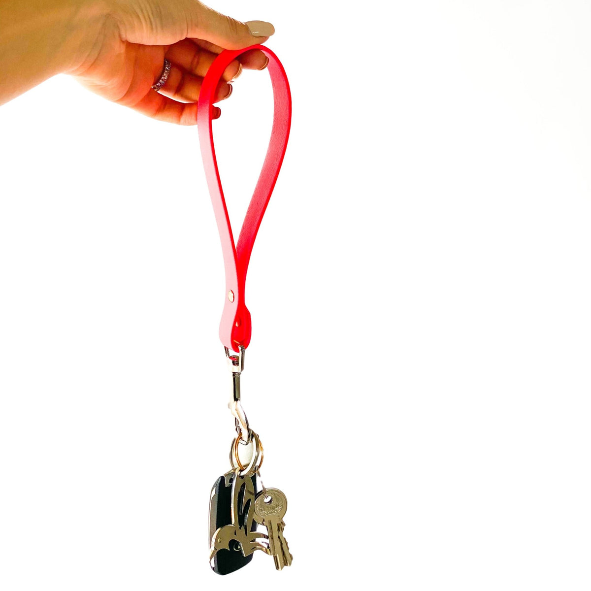 lanyard coach wrist keychain