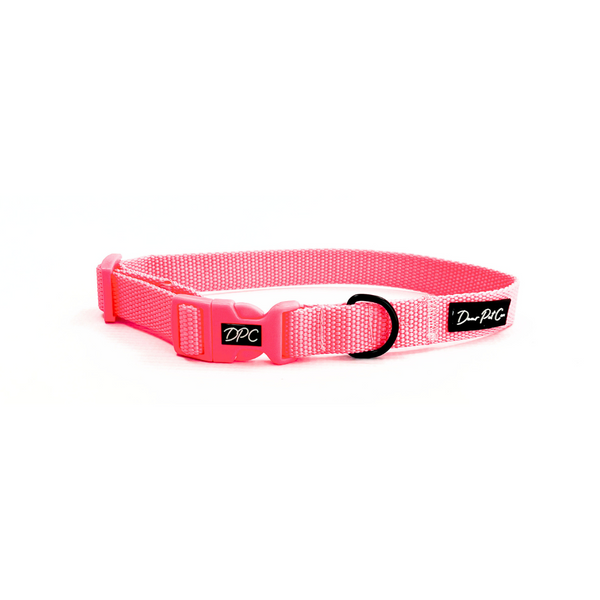 Webbing Collar | Neon Pink