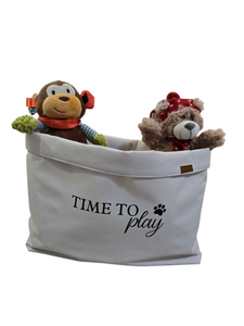 TOY BASKET | White