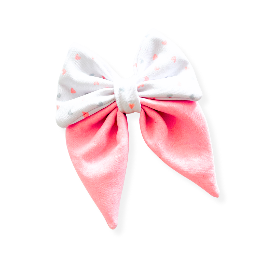 Sailor Bow Tie | Cotton Candy Kisses Pink