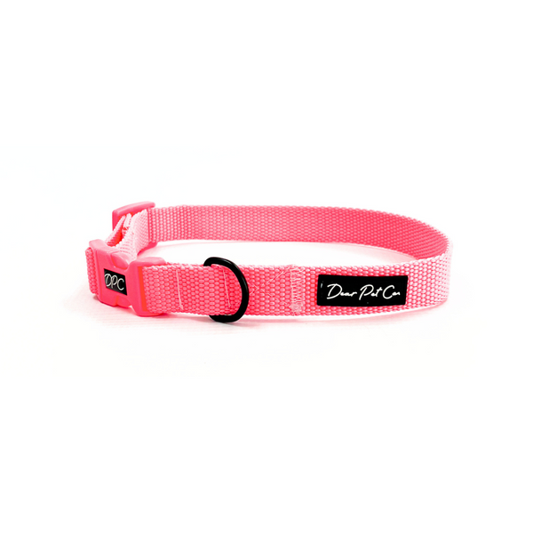 Webbing Collar | Neon Pink