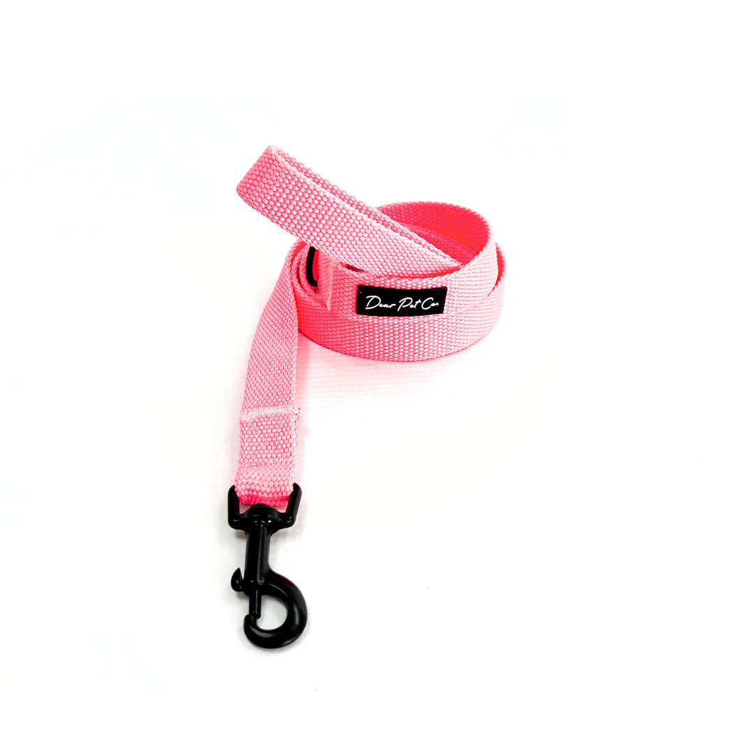 Webbing Leash | Neon Pink