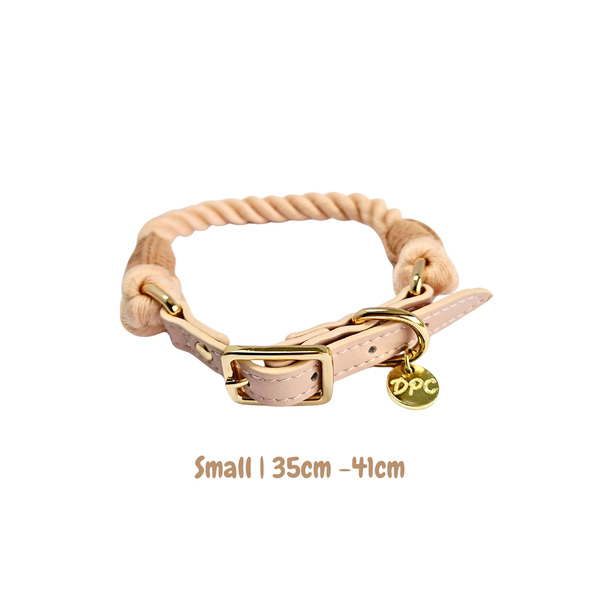 Dear Pet | Adjustable Rope Range Set Leather Pink (Nude)