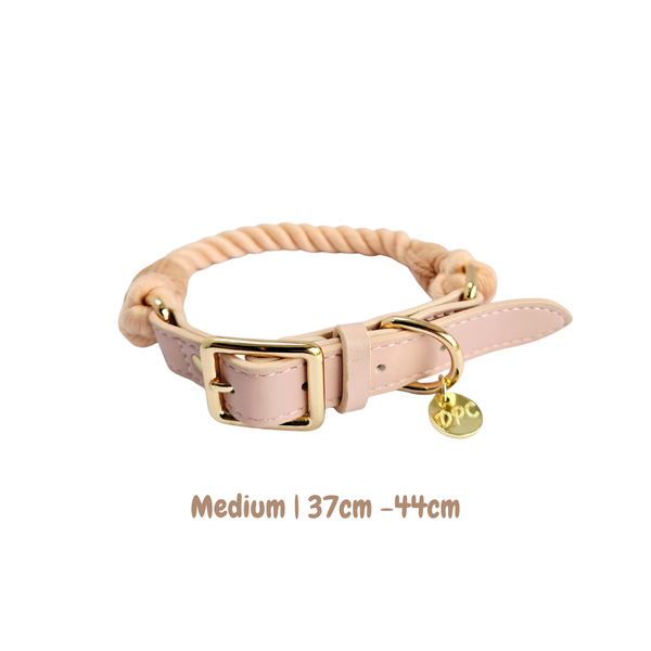 Dear Pet | Adjustable Rope Range Set Leather Pink (Nude)
