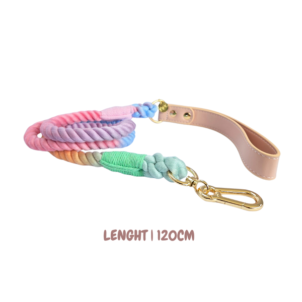 Dear Pet | Adjustable Rope Range Set Multi Pastel Macaron