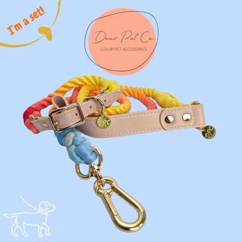 Dear Pet | Adjustable Rope Range Set Multi Rainbow