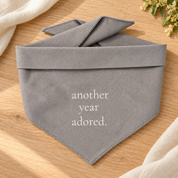 Another Year Adored Birthday Bandana