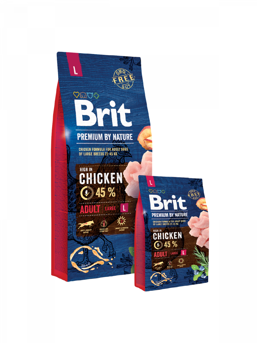 Brit Premium | Dog Adult Large (8kg/ 15kg)