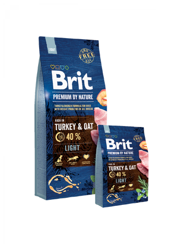 Brit Premium | Dog Light Turkey & Oat (3kg/ 15kg)