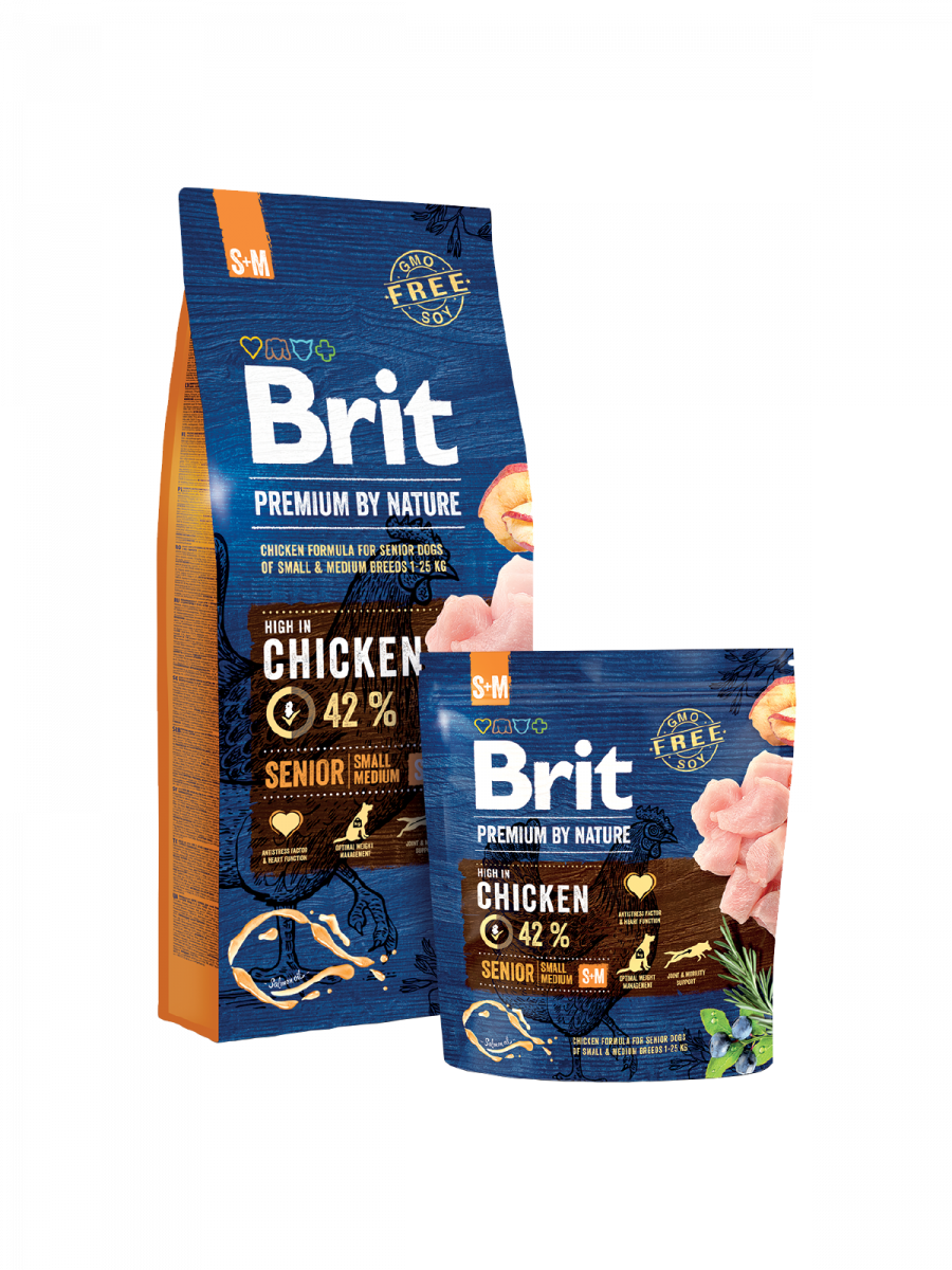 Brit Premium | Dog Senior Small & Medium (3kg / 8kg / 15kg)