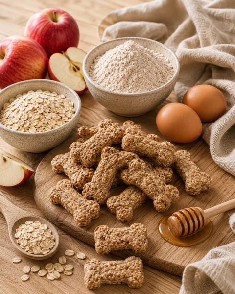 Barkery Bites Apple & Oatmeal Treats | 250g