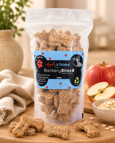 Barkery Bites Apple & Oatmeal Treats | 250g