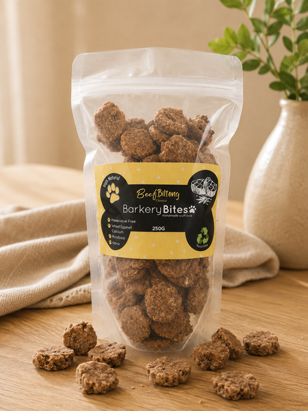 Barkery Bites Beef Biltong Treats | 250g-500g
