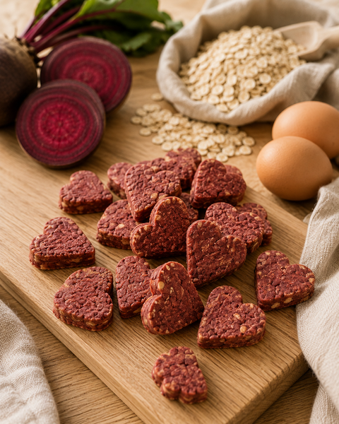 Barkery Bites Wheat-Free Liver & Beetroot Treats | 250g-400g