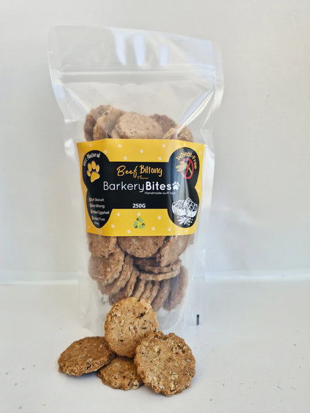 Dog Treats | Barkery Bites Wheat Free Beef Biltong