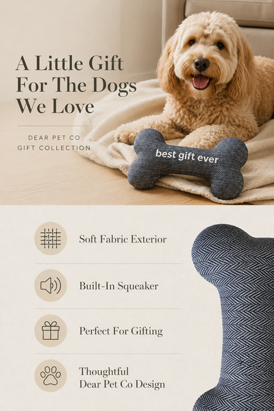 Dear Pet Co Squeaky Bone Toy | Best Gift Ever