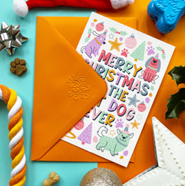 Edible Card | Merry Christmas To The Best Dog Ever