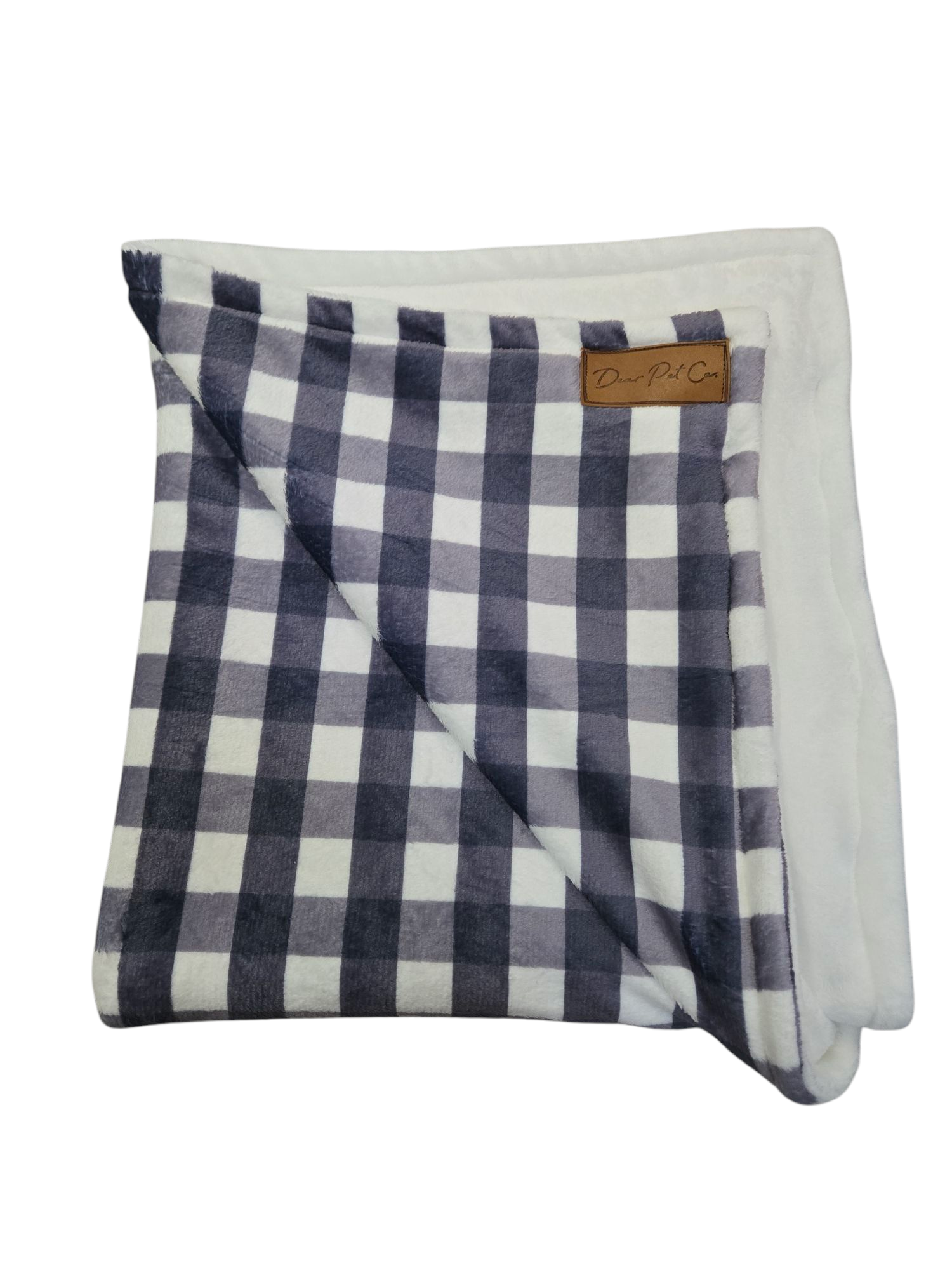 Fleece Pet Blanket | Checkered