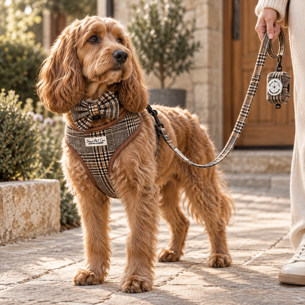 Dear Pet Co | Chestnut Checks Adjustable Collar