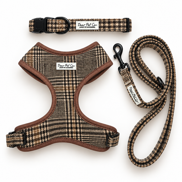 Dear Pet Co | Chestnut Checks Walk & Wear Bundle