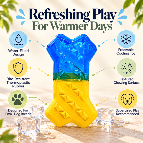 Chill Bone Freezable Dog Toy