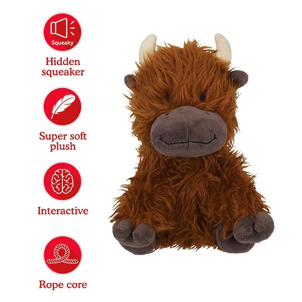 Pet Toy | Rosewood Chubleez Tough Rope Core Cow