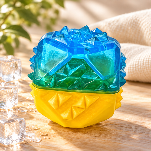Cooling Geometric Ball Dog Toy