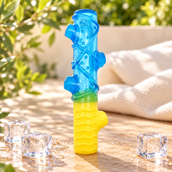 Cooling Textured Stick Dog Toy