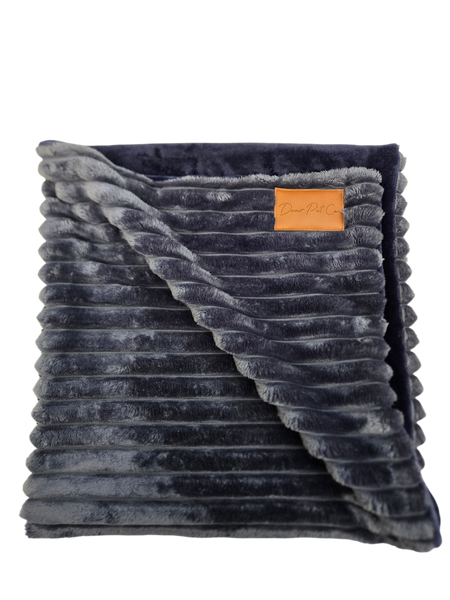 Corduroy Comfort Blanket | Deep Blue