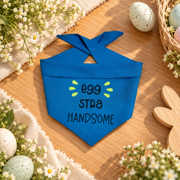 Dear Pet Co Bandana | Egg-Stra Handsome