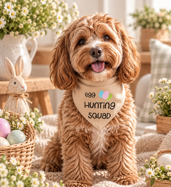 Dear Pet Co Bandana | Egg Hunting Squad