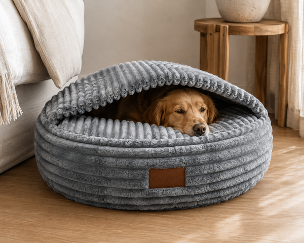 Dear Pet Co Burrow Pet Bed | Gray Haven