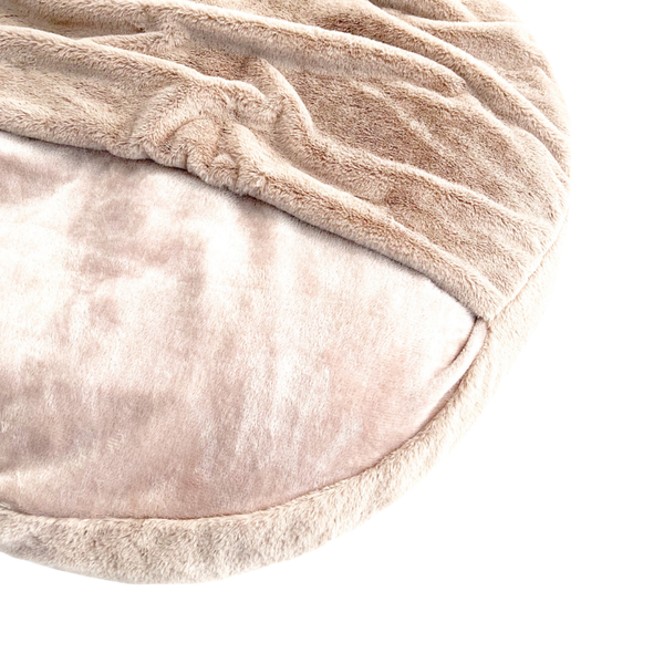 Dear Pet Co Burrow Pet Bed | Latte