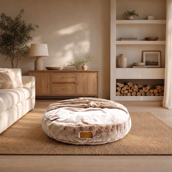 Dear Pet Co Burrow Pet Bed | Latte