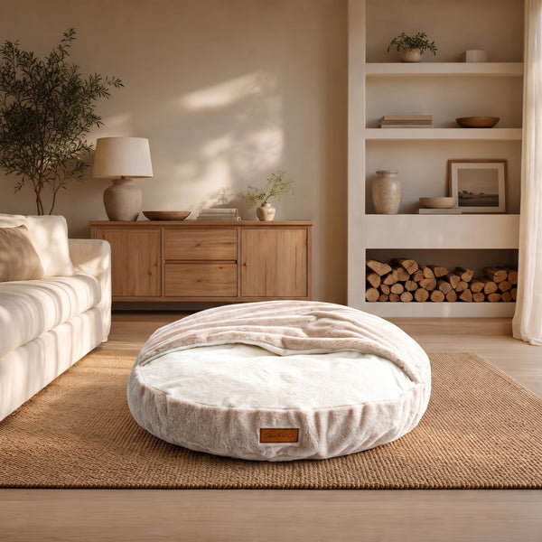 Dear Pet Co Burrow Pet Bed | Stone