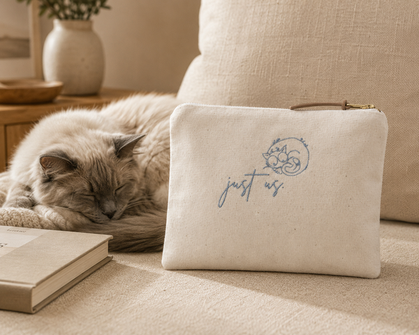 Dear Pet Co Canvas Zip Pouch | Just Us
