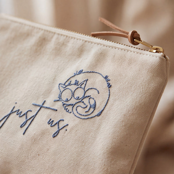 Dear Pet Co Canvas Zip Pouch | Just Us