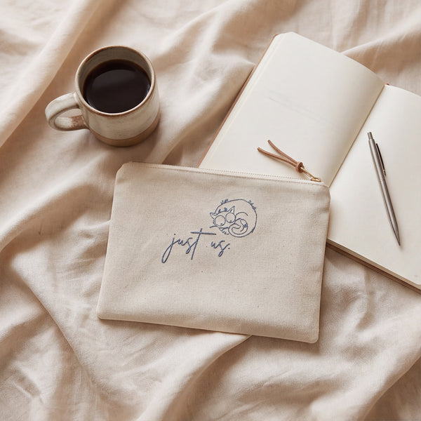 Dear Pet Co Canvas Zip Pouch | Just Us