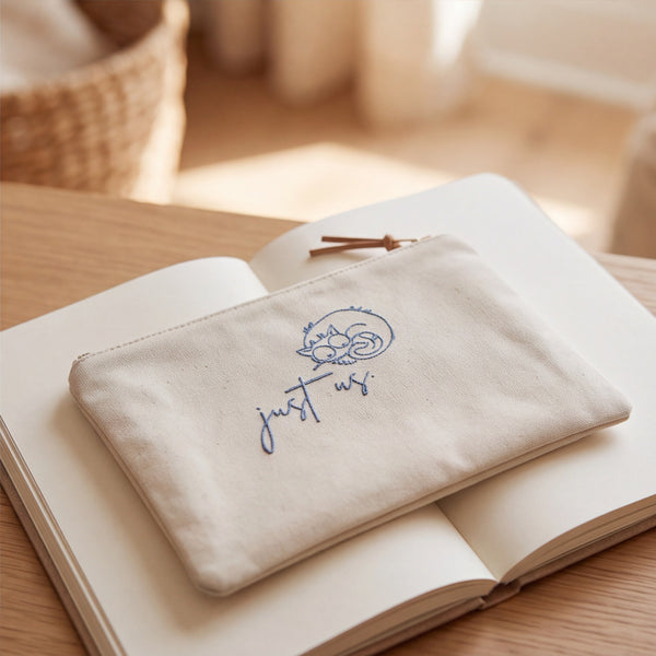 Dear Pet Co Canvas Zip Pouch | Just Us