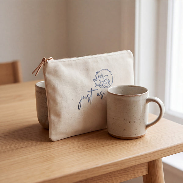 Dear Pet Co Canvas Zip Pouch | Just Us
