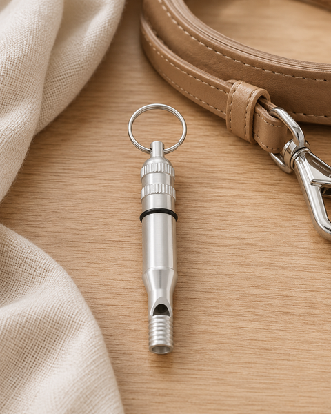 Dear Pet Co Dog Training Whistle | Silver