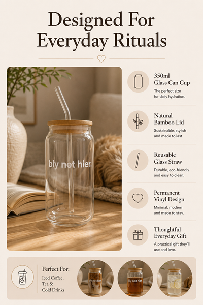 Dear Pet Co Glass Can Cup | Bly Net Hier