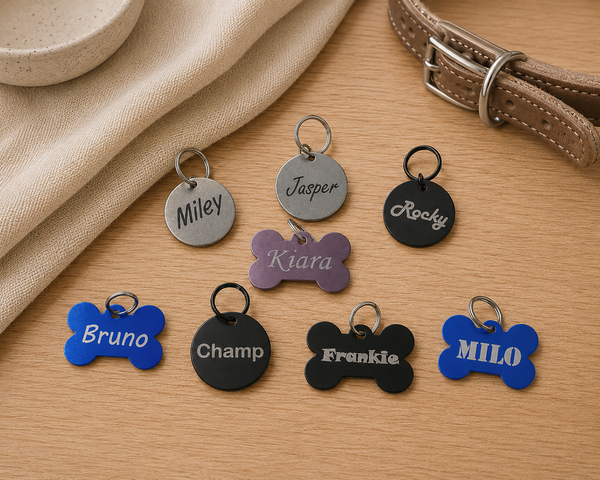 Dear Pet Co Personalised Aluminium Pet ID Tag