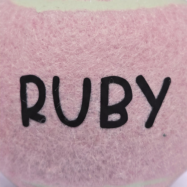 Dear Pet Co Personalised Tennis Ball | Blush Pink