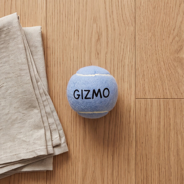 Dear Pet Co Personalised Tennis Ball | Powder Blue