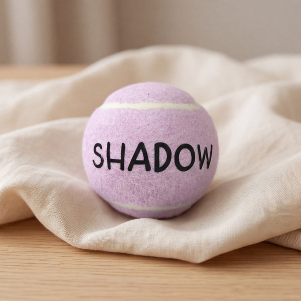 Dear Pet Co Personalised Tennis Ball | Soft Lilac