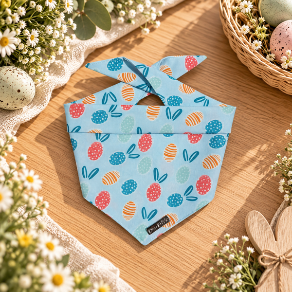 Dear Pet Co Bandana | Blue Bunny Bliss