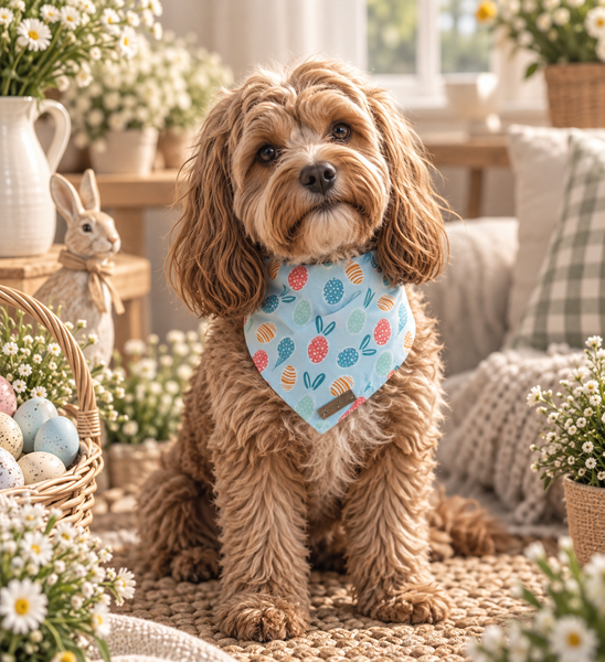 Dear Pet Co Bandana | Blue Bunny Bliss
