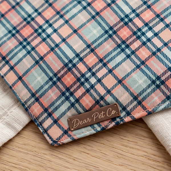 Dear Pet Co Bandana | Plaid Paws